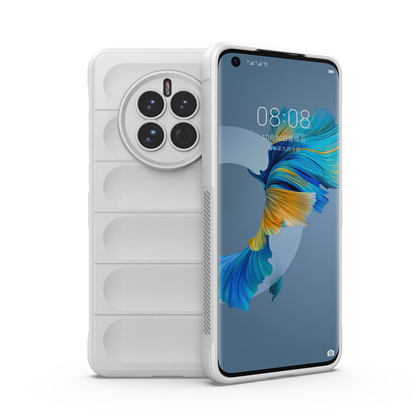 

Противоударный чехол Flexible Case для Huawei Mate 50, белый, Flexible Case