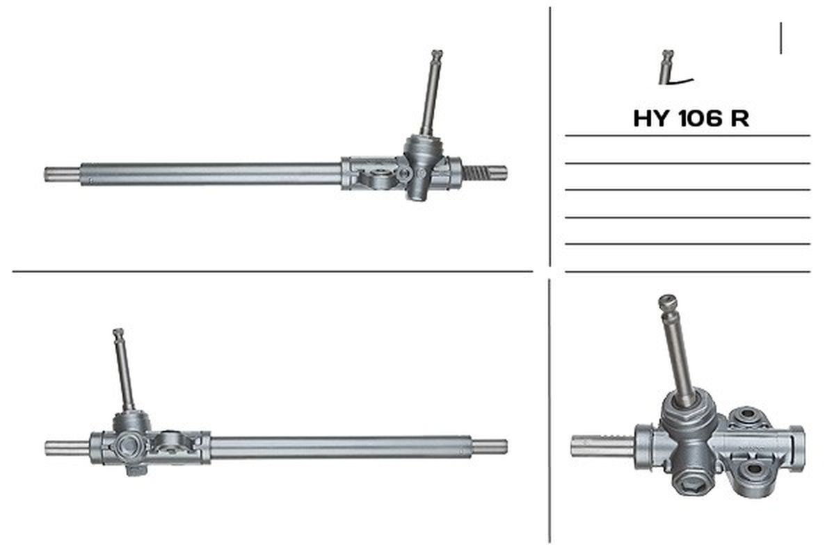 

Рулевая рейка Mando PSGHY106R Hyundai Accent III 2005, Verna 2005, KIA Rio II, PSGHY106R