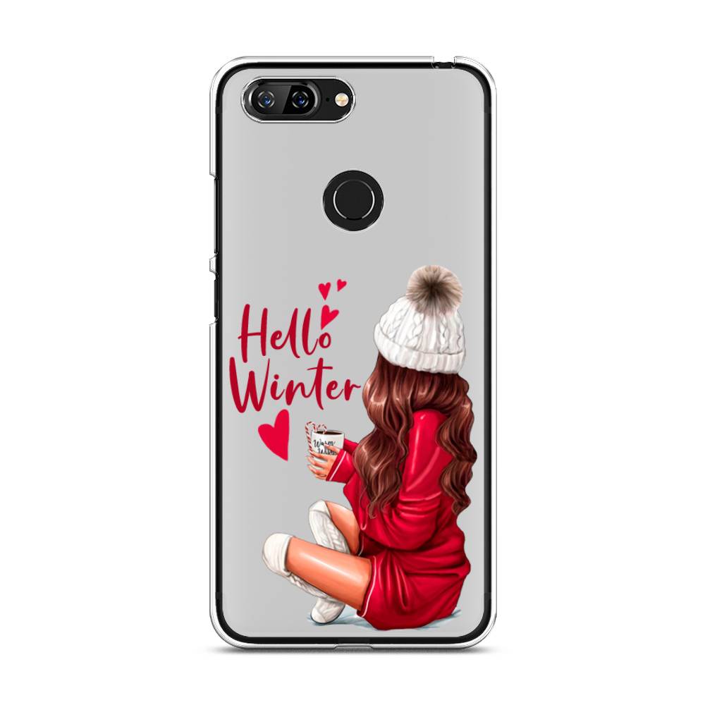 

Чехол для Lenovo S5 "Hello winter", Красный;белый;коричневый, 112550-5