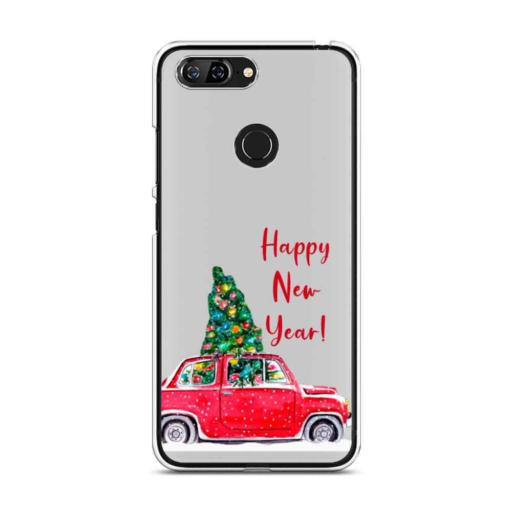 

Чехол для Lenovo S5 "Happy New Year", Красный;зеленый, 112550-5