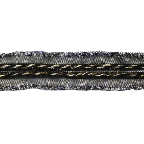 

Тесьма K 68 4 см*9,14 м (черный)