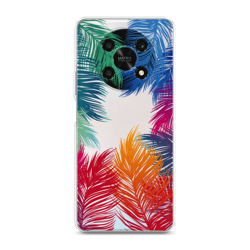 

Чехол Awog для Honor X9 5G "Рамка из перьев", 6109750-4