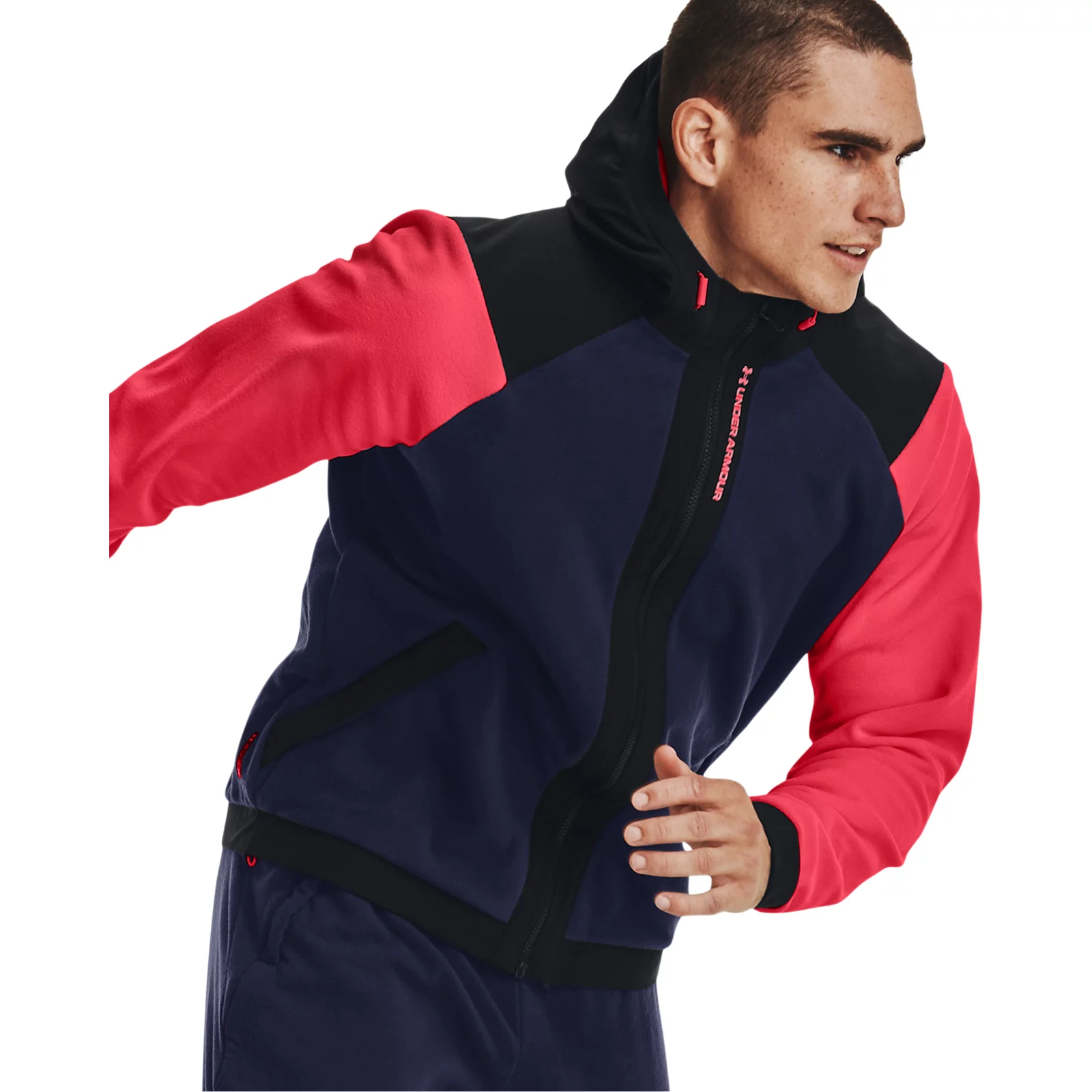 фото Толстовка мужская under armour 1366178-410 синяя lg