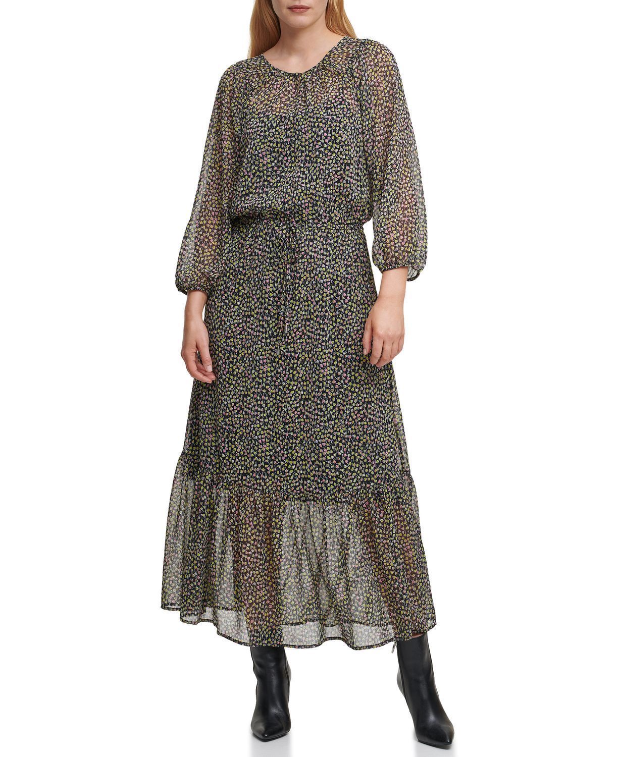 

Платье женское DKNY P1BB7FID разноцветное 2XS, P1BB7FID