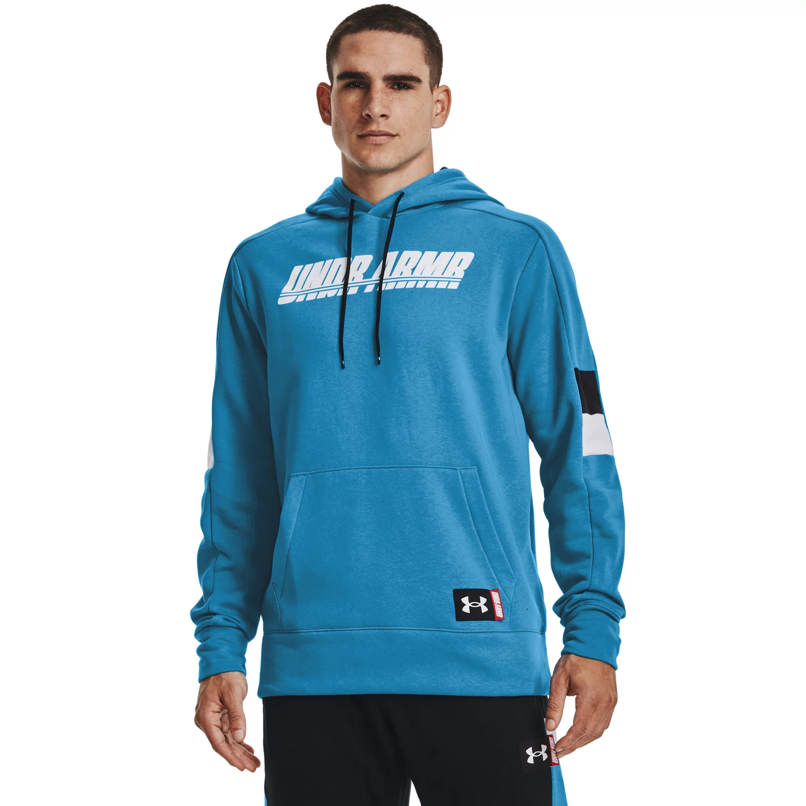 

Худи мужское Under Armour 1366528-422 синее S-M, 1366528-422