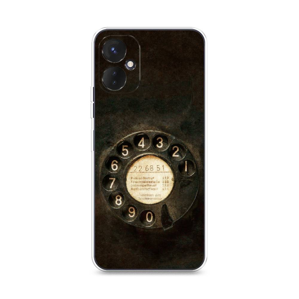 фото Чехол awog "старинный телефон" для tecno spark 9 pro