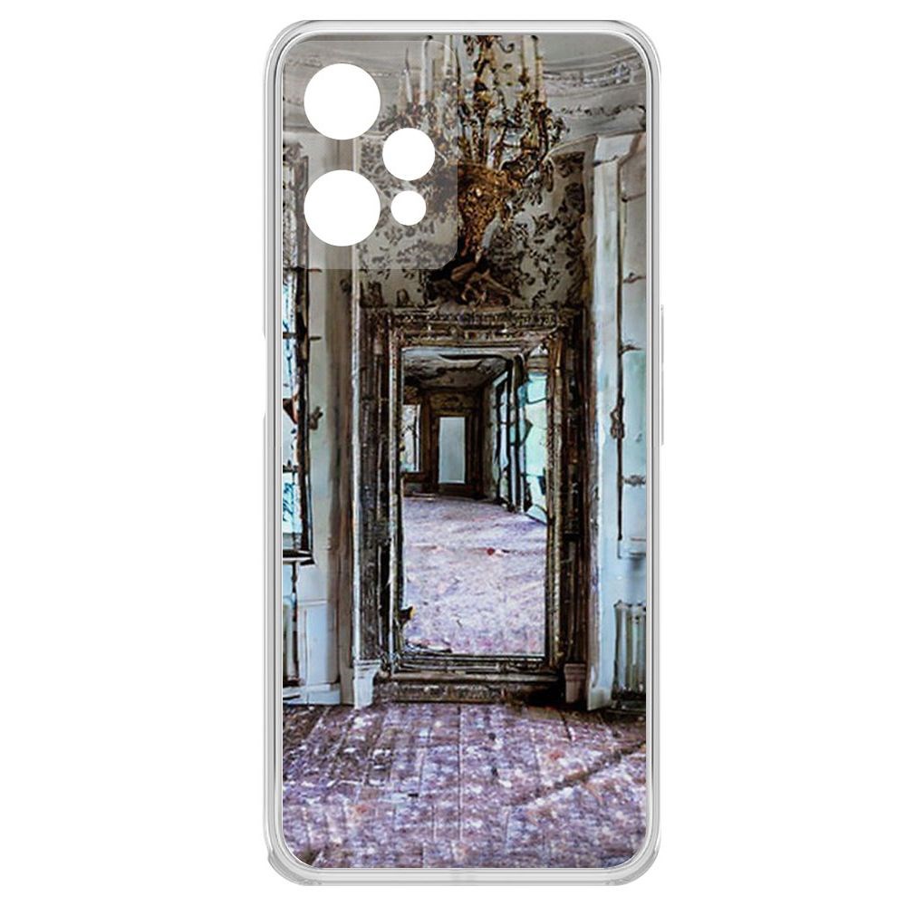 

Чехол-накладка Krutoff Clear Case Заброшенный особняк для Realme 9 Pro, Прозрачный