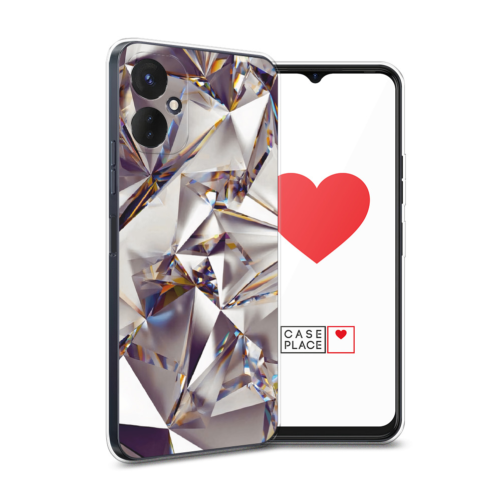 

Силиконовый чехол Awog "Бриллианты" для Tecno Spark 9 Pro, Разноцветный, 301950-7
