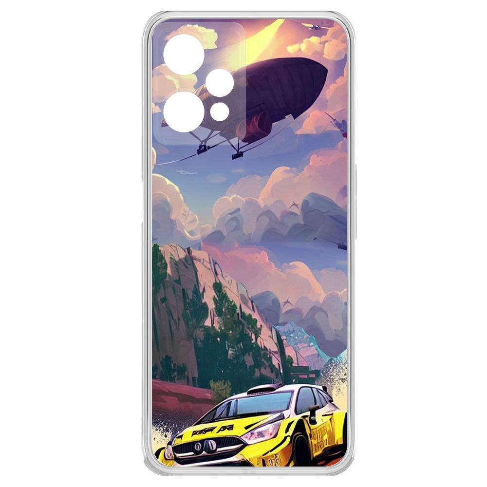 

Чехол-накладка Krutoff Clear Case Гонка для Realme 9 Pro, Прозрачный
