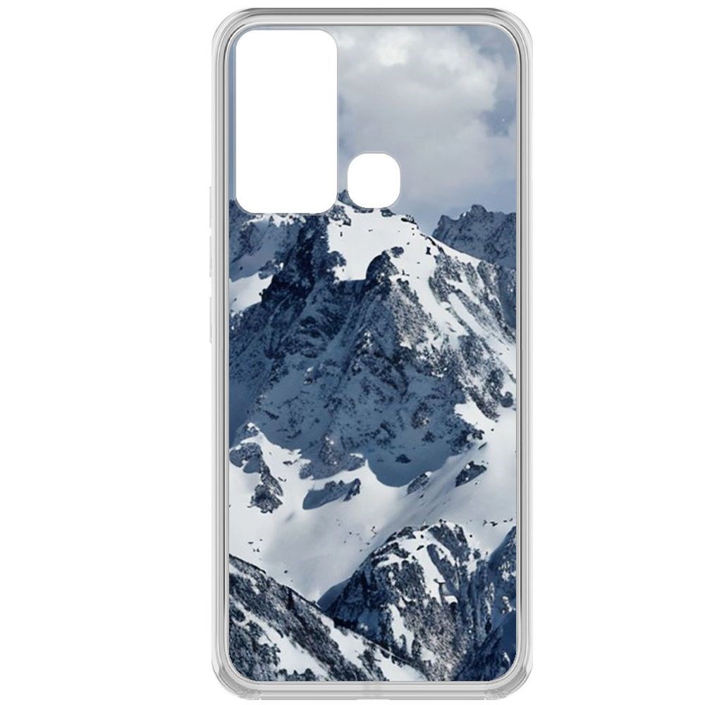 

Чехол-накладка Krutoff Clear Case Горы для INFINIX Hot 12i, Прозрачный