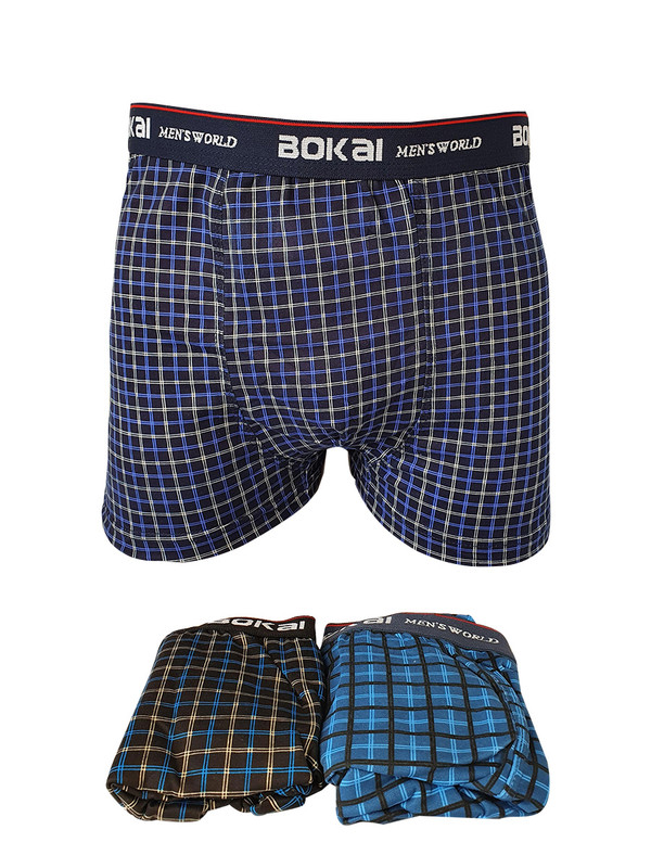

Комплект трусов мужских BOKAI 619 синих 7XL 2 шт./уп., Синий, 619