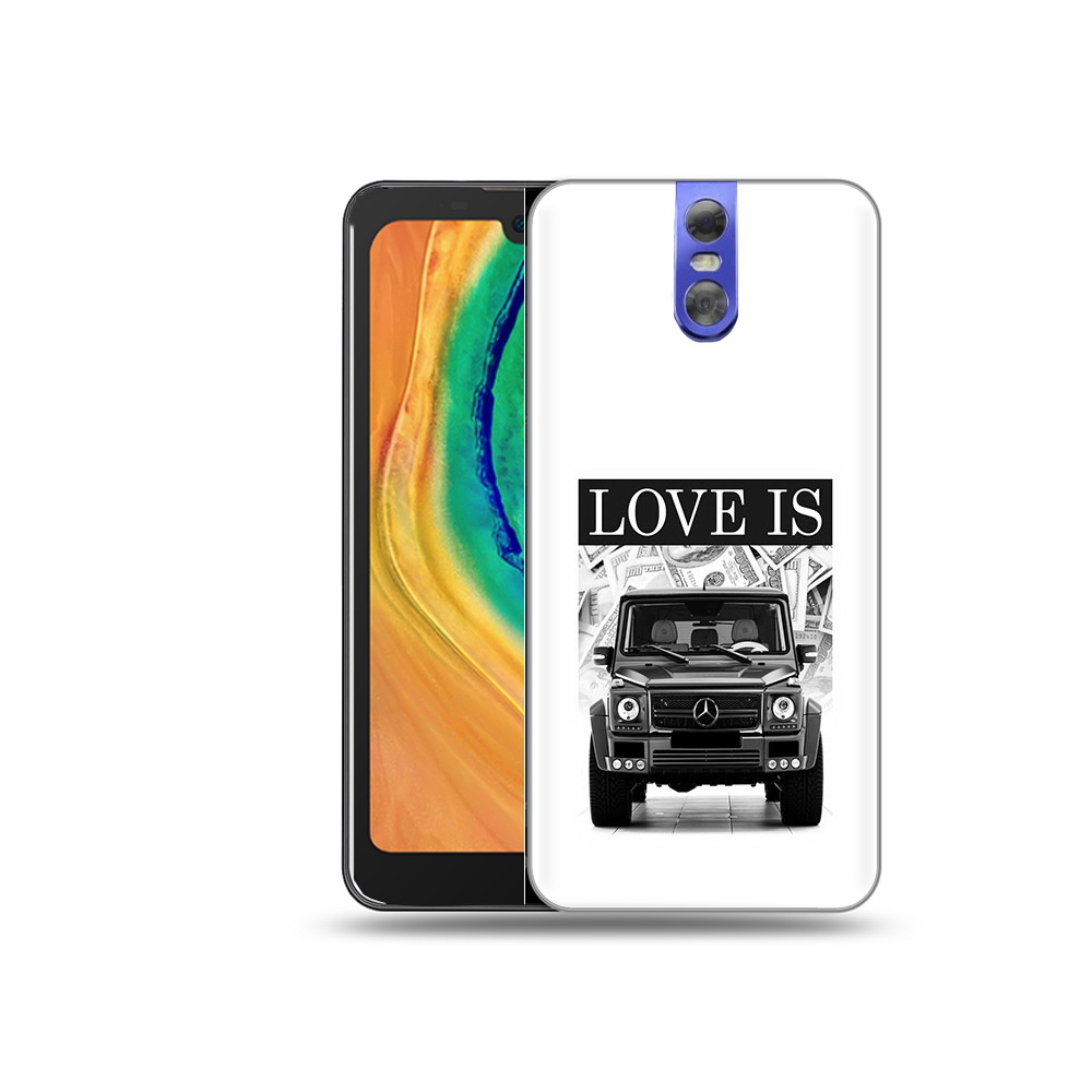 

Чехол MyPads Tocco для Doogee BL7000 гелик, Прозрачный, Tocco