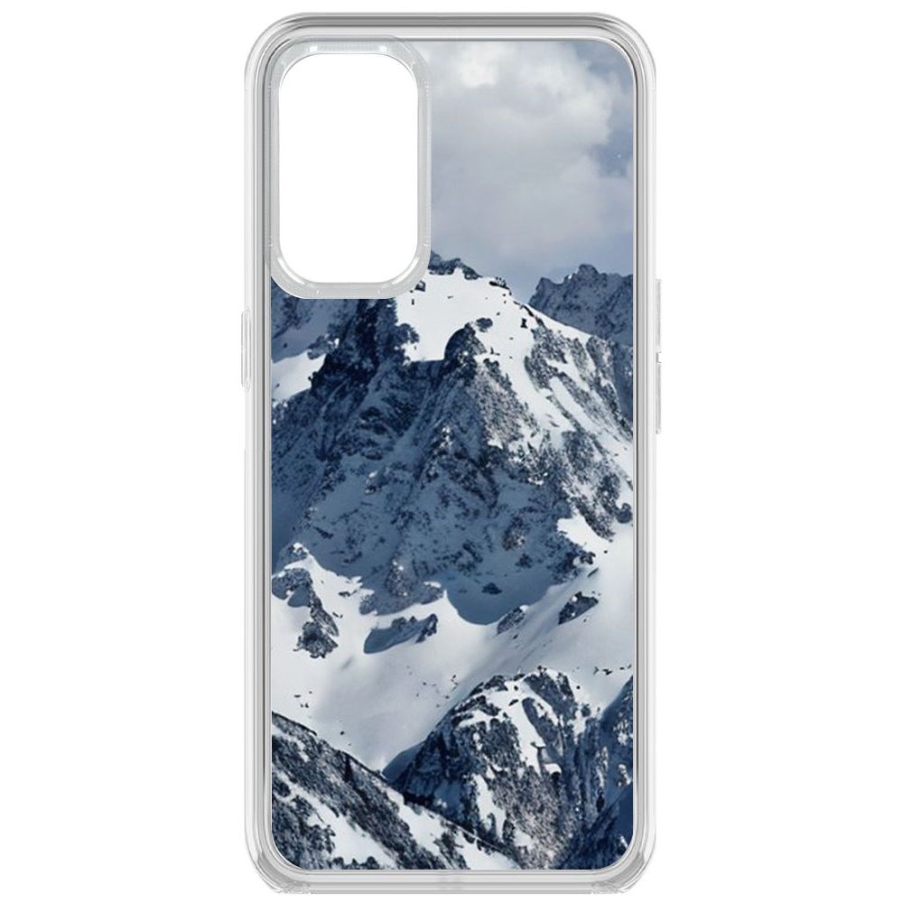 

Чехол-накладка Krutoff Clear Case Горы для Oppo Reno5, Прозрачный