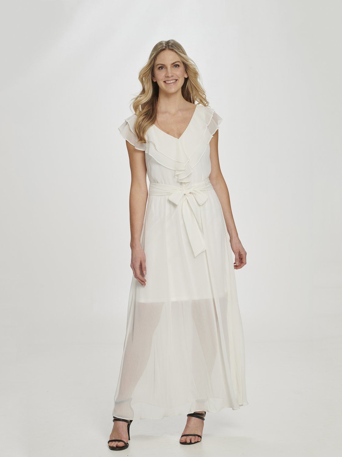 

Платье женское DKNY DD0DI310 белое 6, DD0DI310