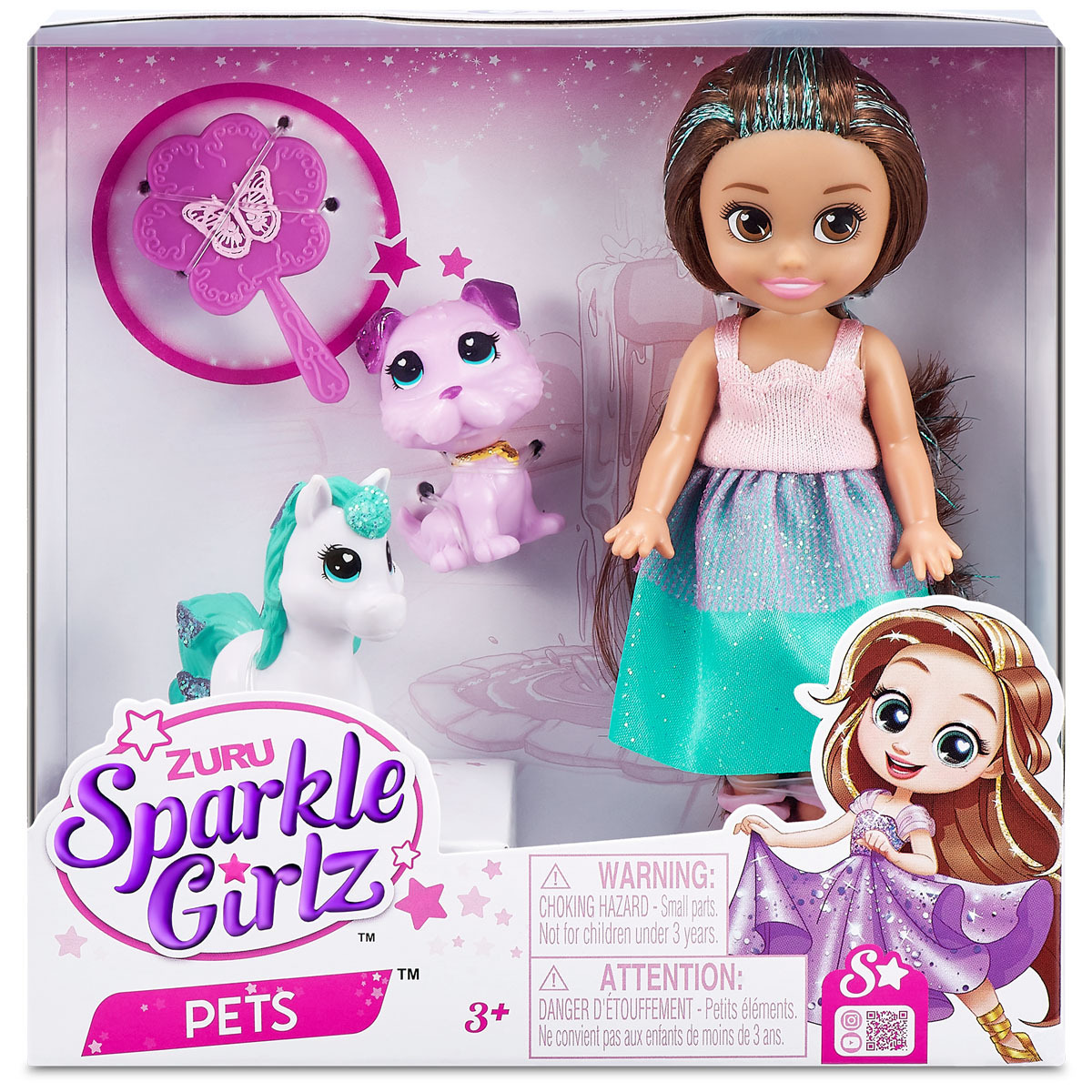 

Набор игровой ZURU Sparkle Girlz Принцесса с животными 100522, 100522