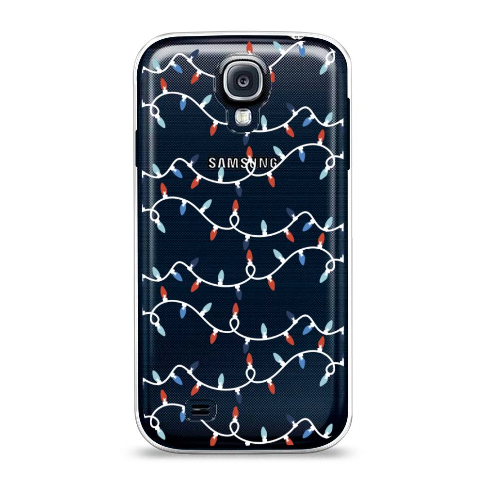

Чехол на Samsung Galaxy S4 "Разноцветная гирлянда", Белый;красный;синий, 23950-5