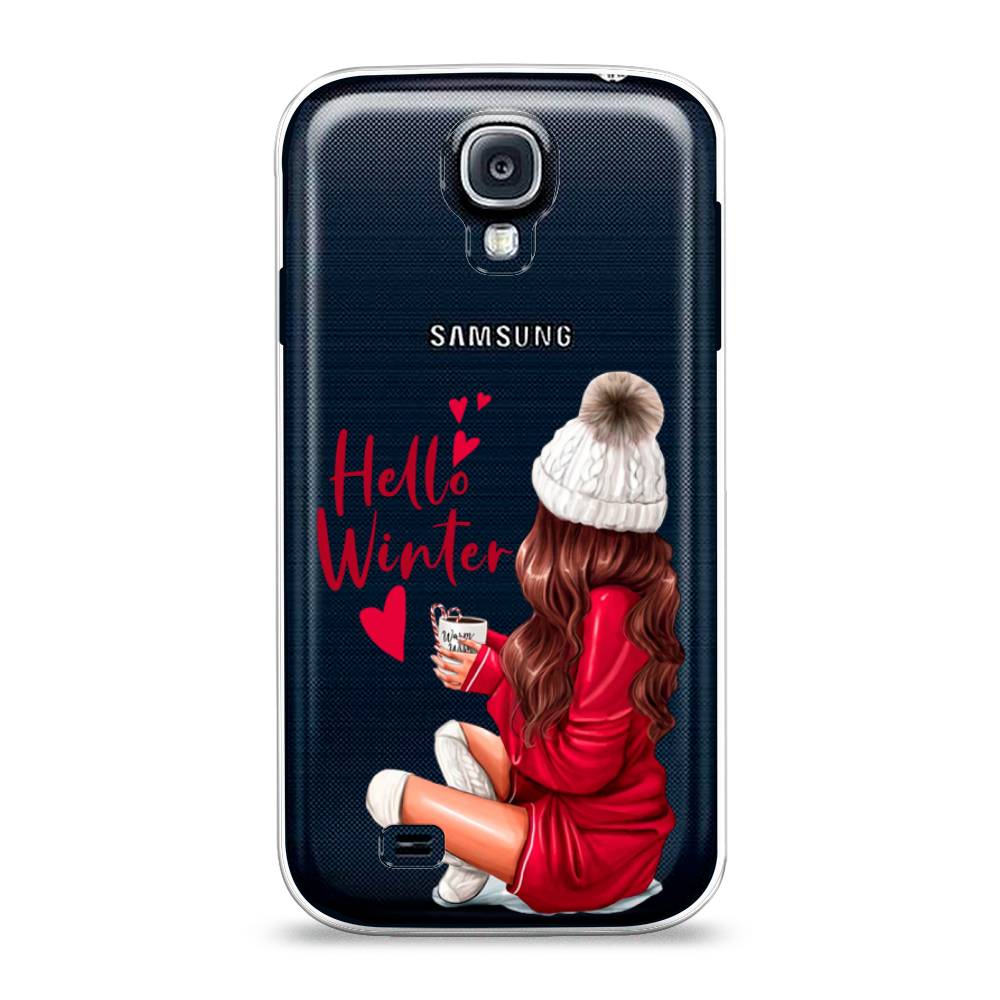 

Чехол на Samsung Galaxy S4 "Hello winter", Красный;белый;коричневый, 23950-5