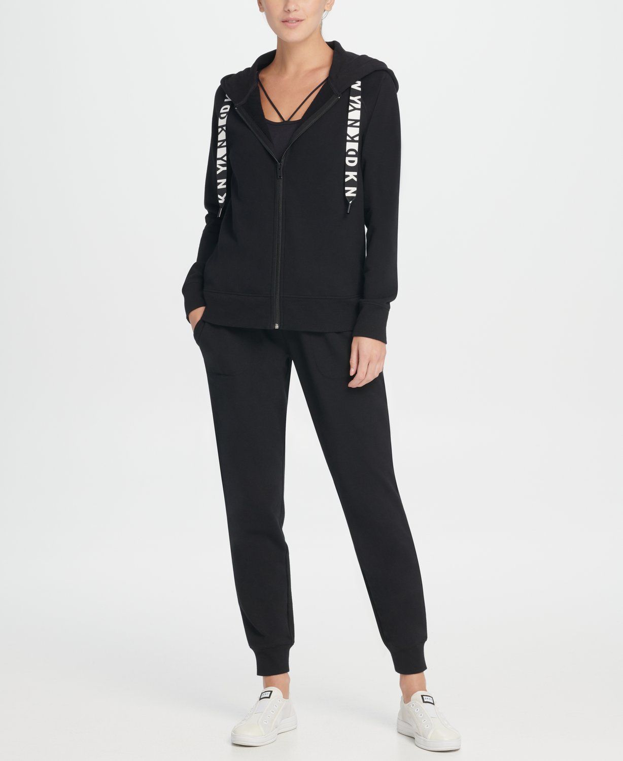 

Толстовка женская DKNY DP9J8598 черная XS, DP9J8598