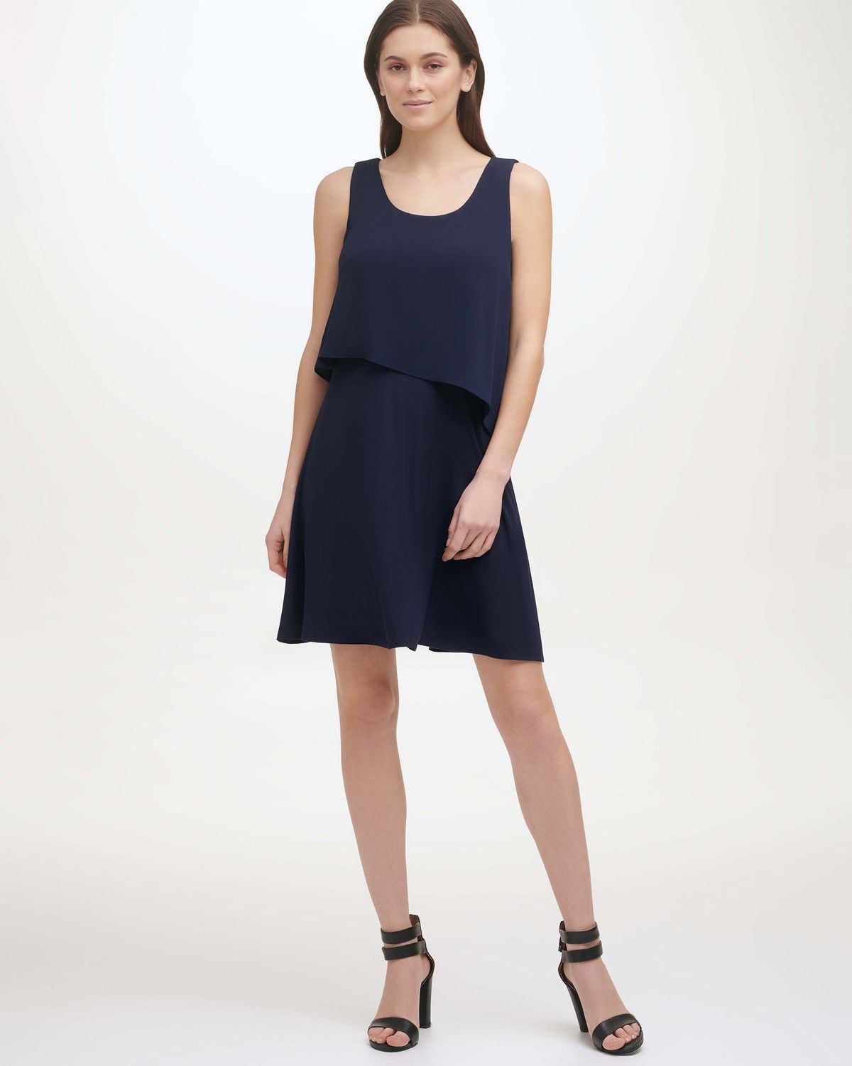 

Платье женское DKNY DD1EL806 синее L, DD1EL806