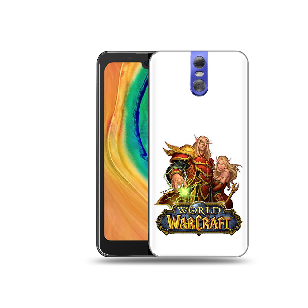 

Чехол MyPads Tocco для Doogee BL7000 варкрафт2, Прозрачный, Tocco