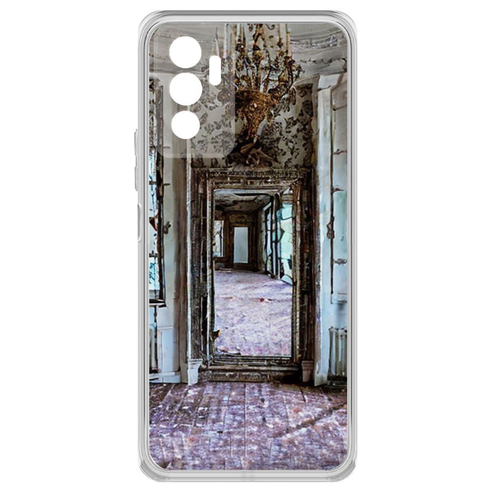 

Чехол-накладка Krutoff Clear Case Заброшенный особняк для Vivo V23e