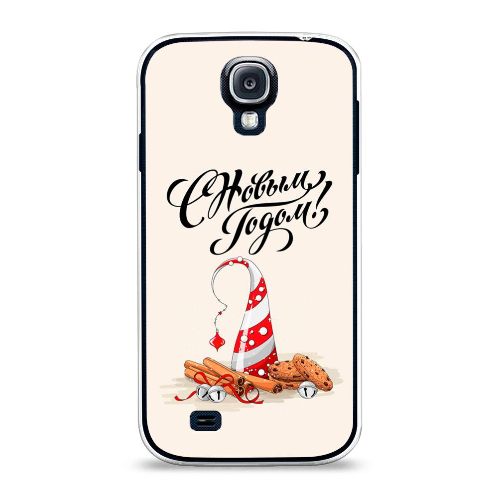 

Чехол на Samsung Galaxy S4 "Подарки на Новый Год", Бежевый;красный;черный, 23950-5