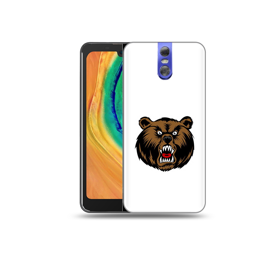 

Чехол MyPads Tocco для Doogee BL7000 бурый, Прозрачный, Tocco