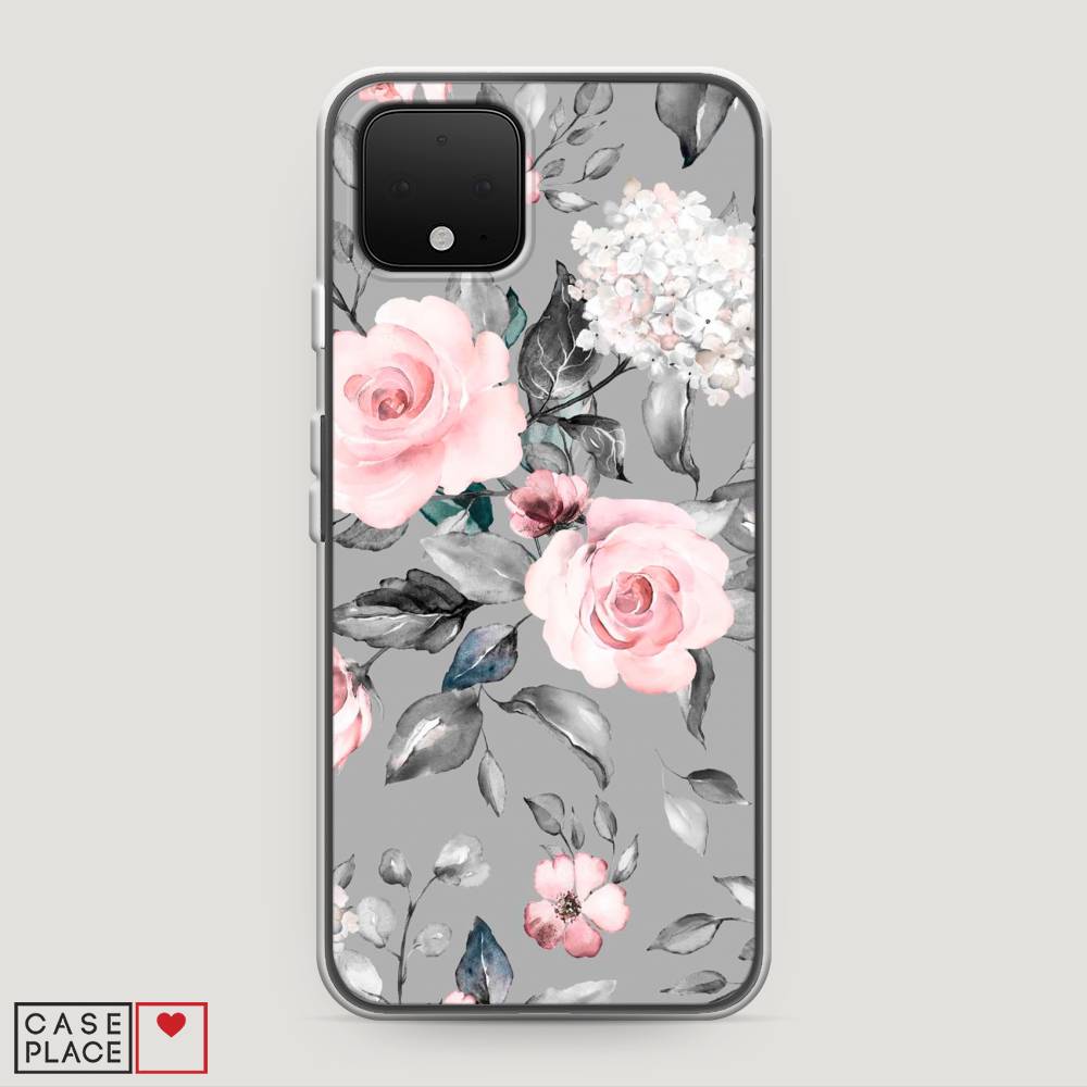 

Чехол Awog "Розы на сером" для Google Pixel 4, 270250-8
