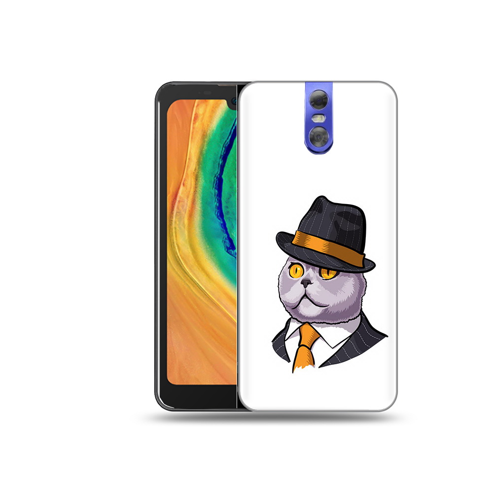 

Чехол MyPads Tocco для Doogee BL7000 британец, Прозрачный, Tocco