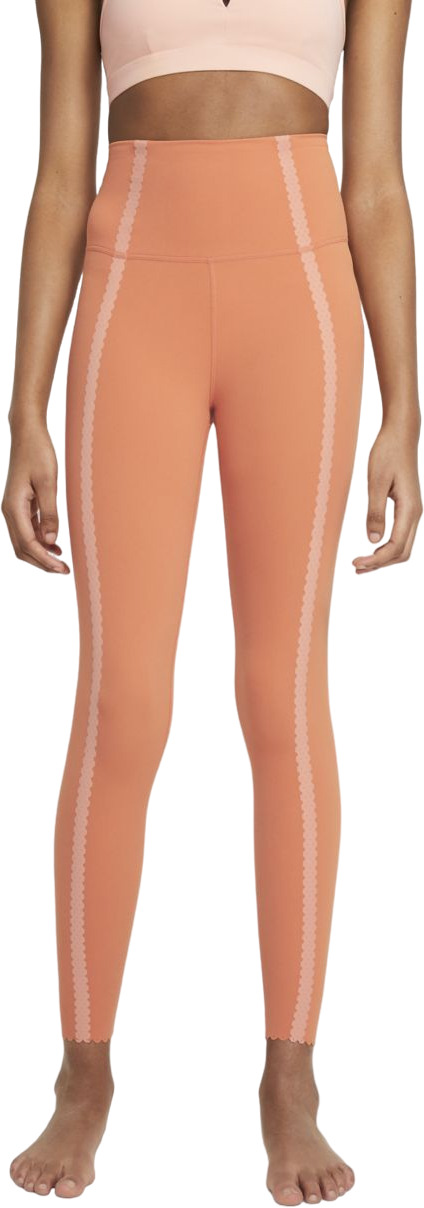 Тайтсы женские Nike W Yoga Luxe Eylet 7/8 Tight розовые M