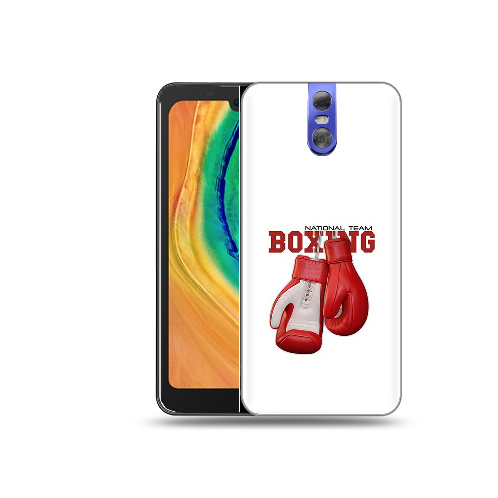 

Чехол MyPads Tocco для Doogee BL7000 боксерские перчатки, Прозрачный, Tocco