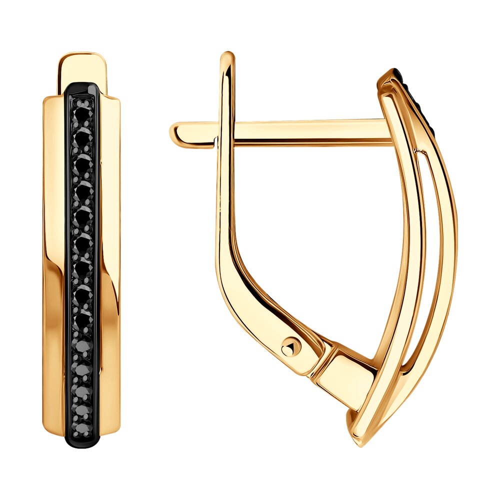 

Серьги из красного золота Diamant 51-220-01897-3, бриллиант, 51-220-01897-3