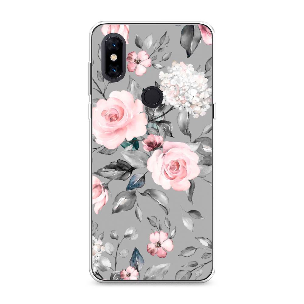 

Чехол Awog "Розы на сером" для Xiaomi Mi Mix 3, 34950-8