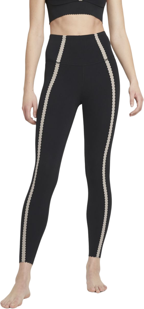 Тайтсы женские Nike W Yoga Luxe Eylet 7/8 Tight черные M