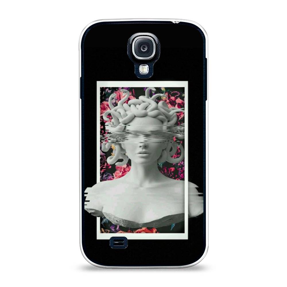 

Чехол на Samsung Galaxy S4 "Web Punk Медуза Горгона", Черный;серый, 23950-6