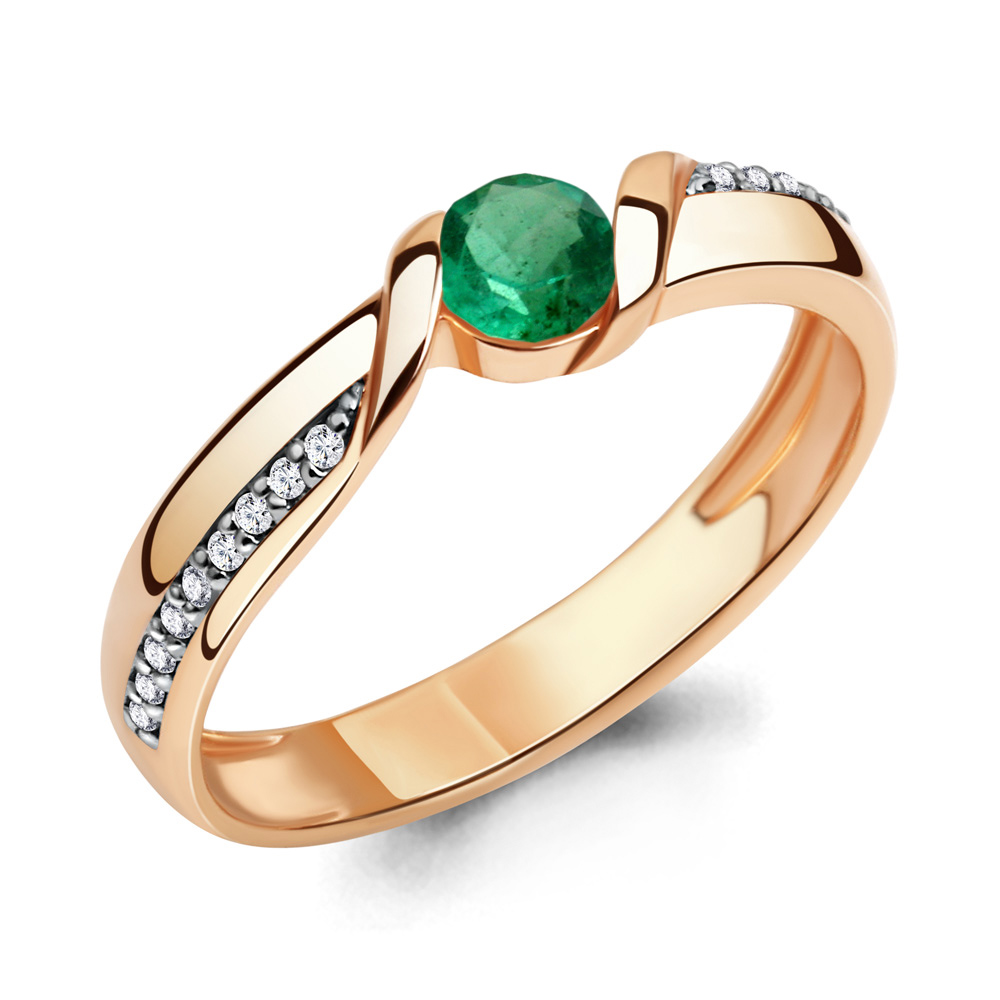 

Кольцо из серебра с фианитом Aquamarine Aquamarine 66549Г_925_з р. 18,5, 66549Г_925_з