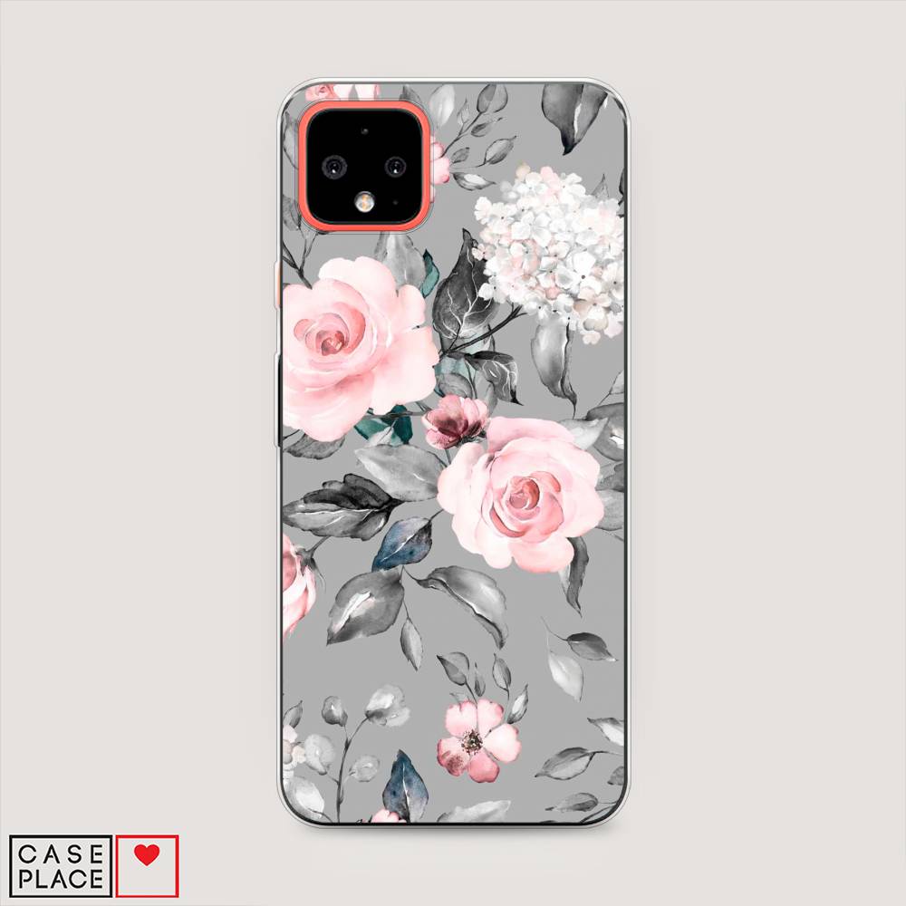 

Чехол Awog "Розы на сером" для Google Pixel 4 XL, 270550-8