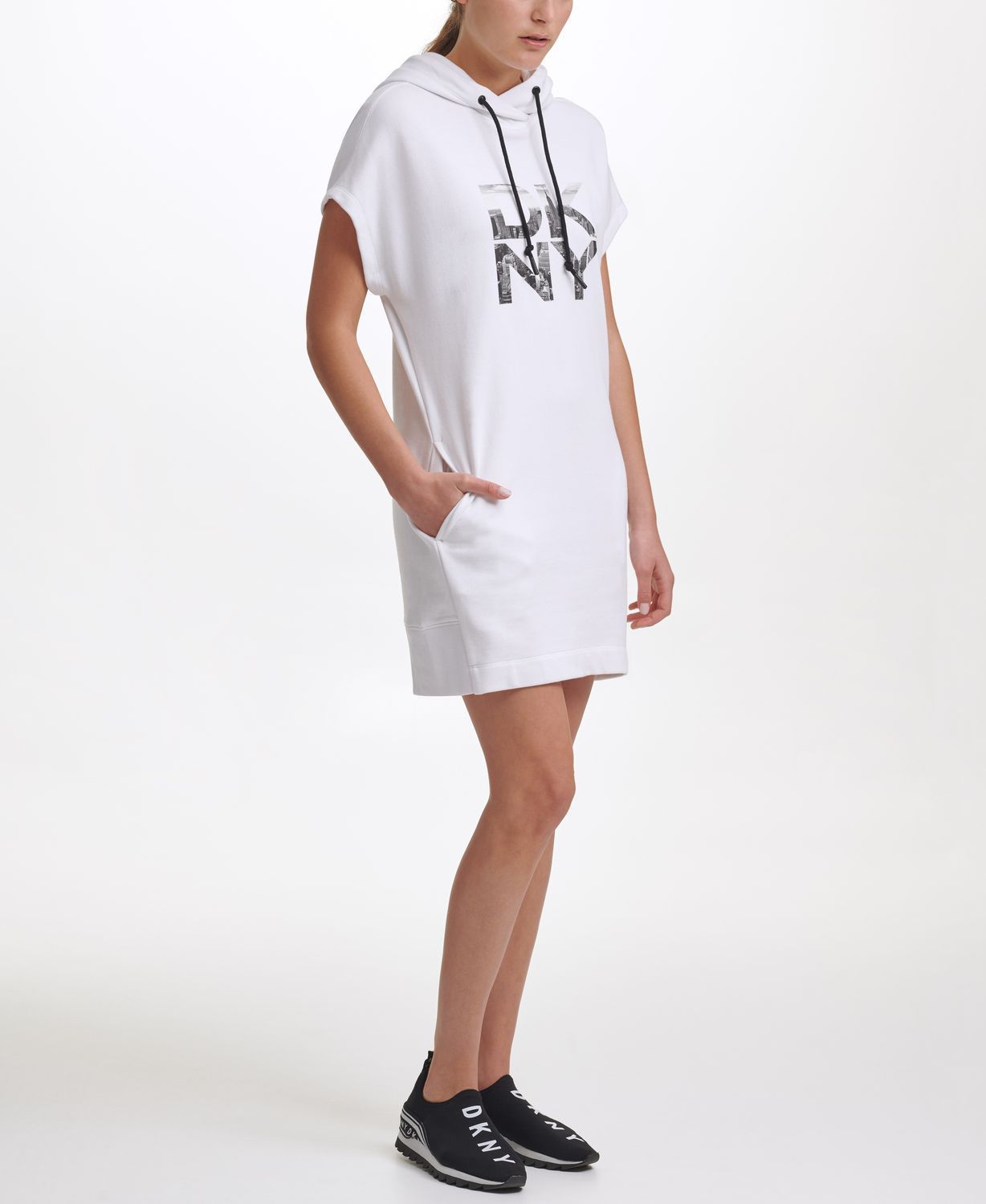 

Платье женское DKNY DP1D4435 белое S, DP1D4435