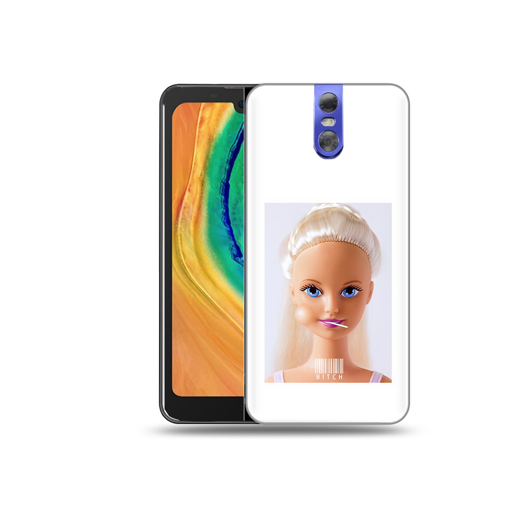 

Чехол MyPads Tocco для Doogee BL7000 барби, Прозрачный, Tocco