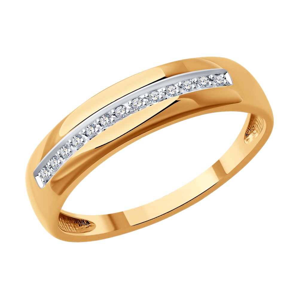 

Кольцо из красного золота с бриллиантом р. , Diamant 51-210-02056-1, 51-210-02056-1