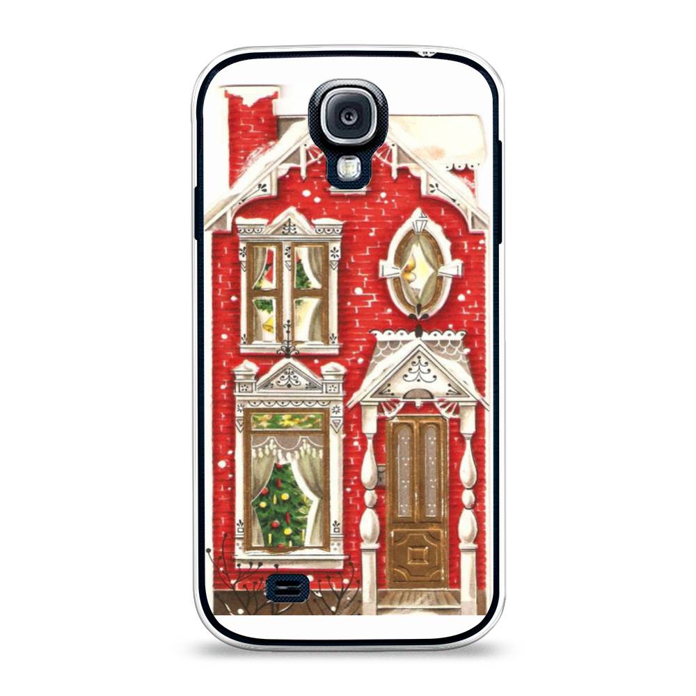 

Чехол на Samsung Galaxy S4 "Пряничный домик", Белый;красный;зеленый, 23950-5