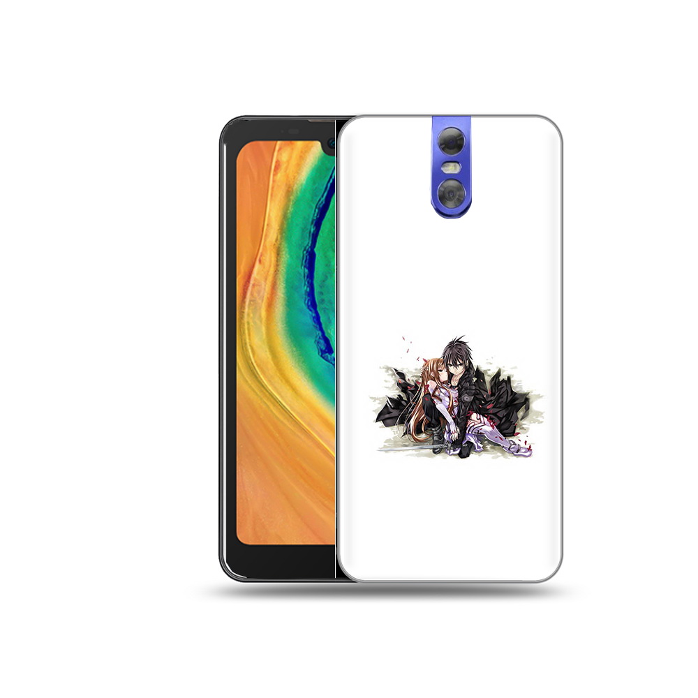 

Чехол MyPads Tocco для Doogee BL7000 аниме асуна, Прозрачный, Tocco