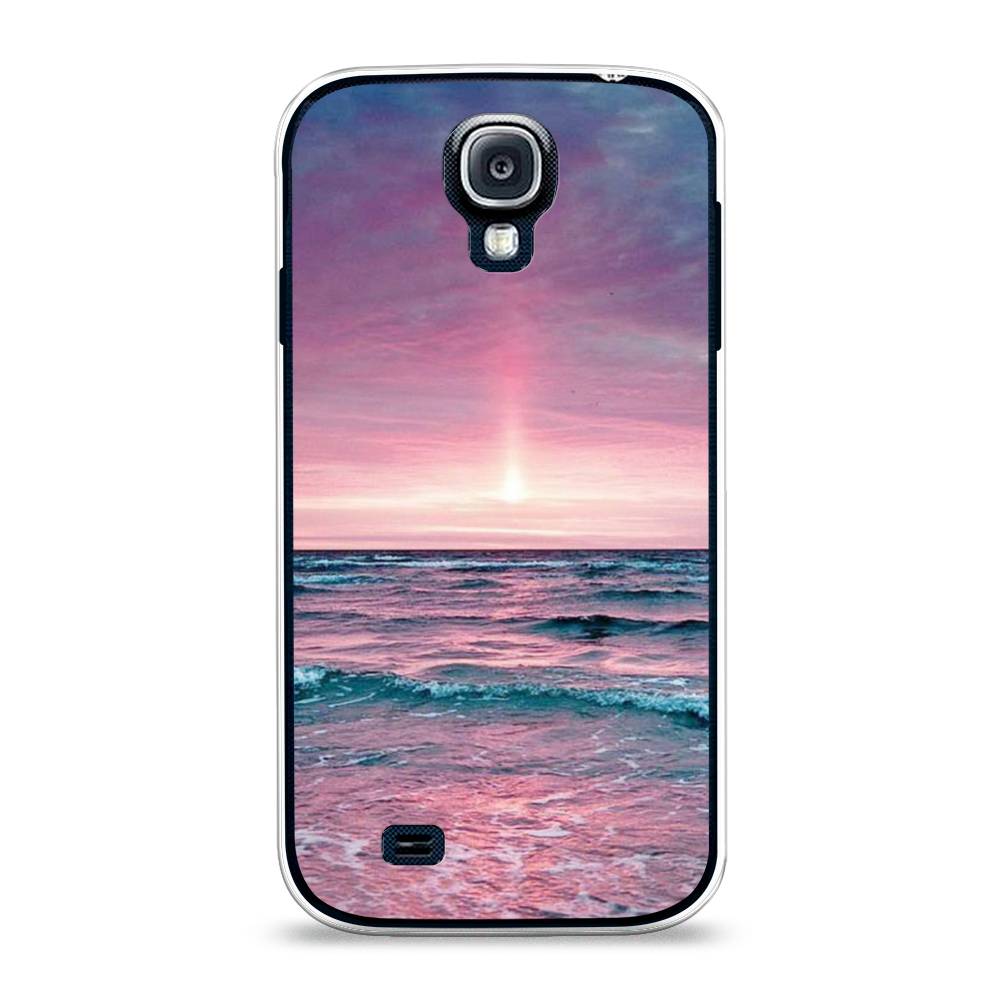 

Чехол на Samsung Galaxy S4 "Восход 3", Розовый;голубой, 23950-2