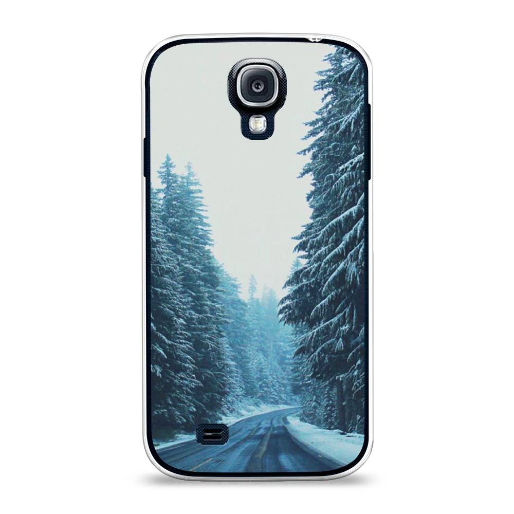

Чехол на Samsung Galaxy S4 "Зима 9", Бежевый;голубой;черный, 23950-2