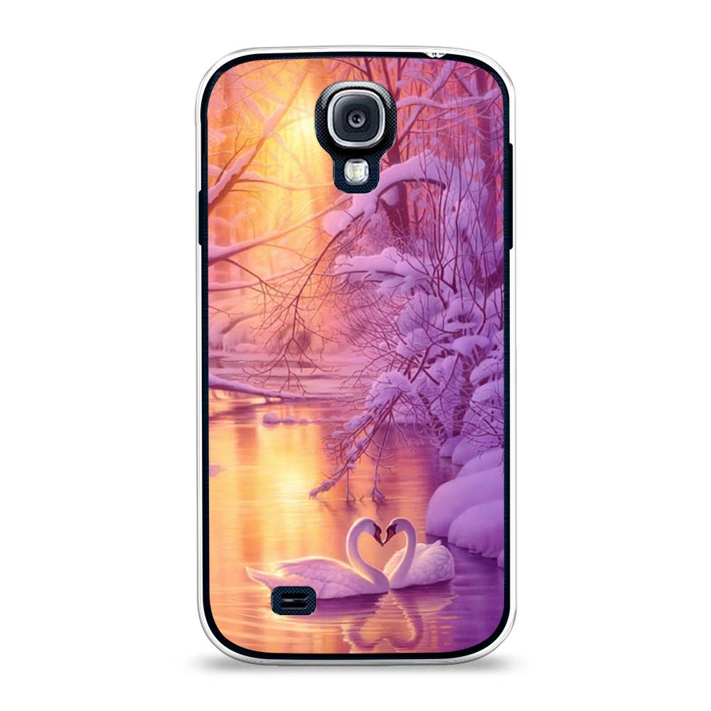 

Чехол на Samsung Galaxy S4 "Зима 1", Фиолетовый;желтый, 23950-2