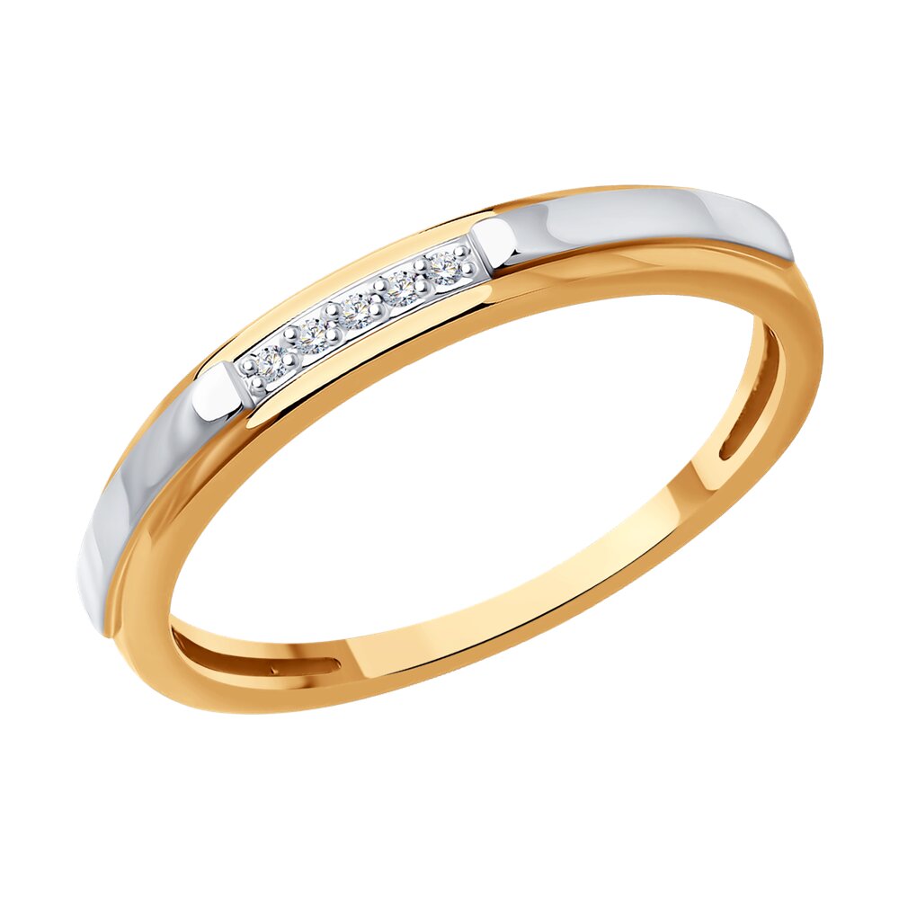 

Кольцо из красного золота с бриллиантом р. , Diamant 51-210-01952-1, 51-210-01952-1