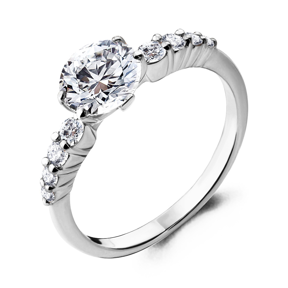 

Кольцо из серебра с фианитом Aquamarine Aquamarine 665431А_925_р р. 17,5, 665431А_925_р