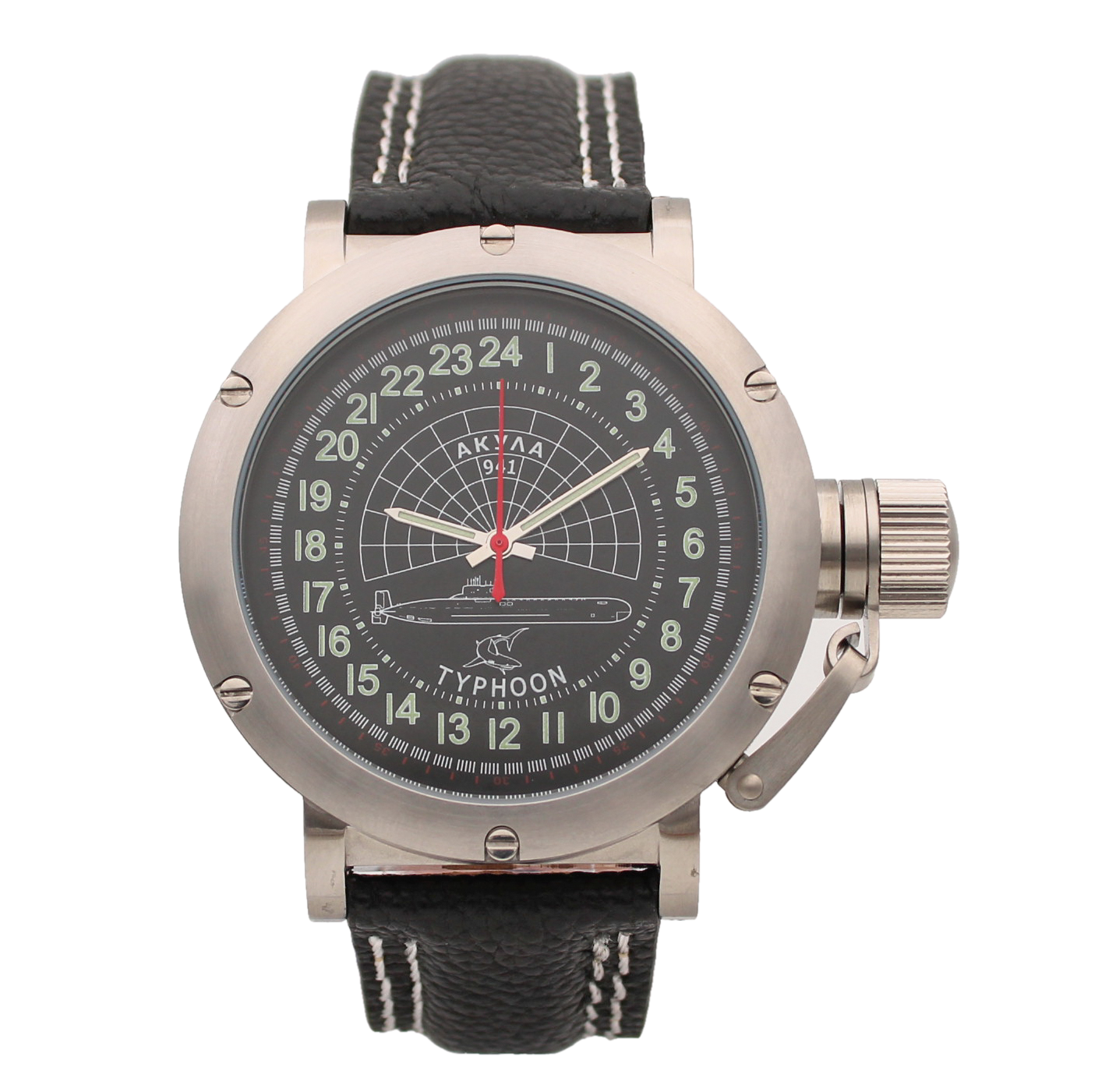 фото Наручные часы мужские watch triumph 941/акула(typhoon) черные