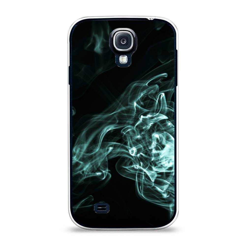 

Чехол на Samsung Galaxy S4 "Дым", Голубой;черный, 23950-3
