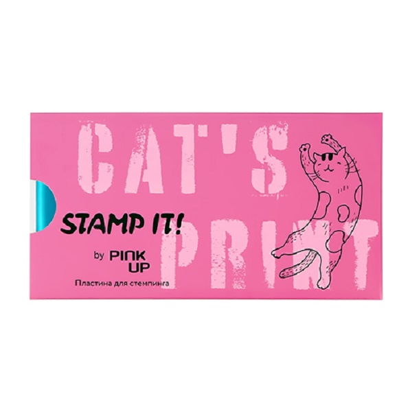 Пластина для стемпинга Pink Up Stamp It! Cat`s Print, 40 г